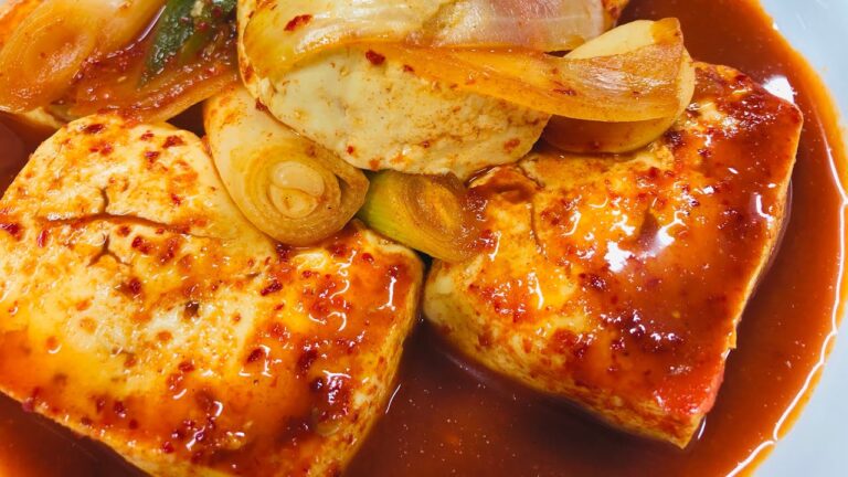 (9-1)豆腐がメインの料理「韓国式豆腐煮込み」(두부 조림)