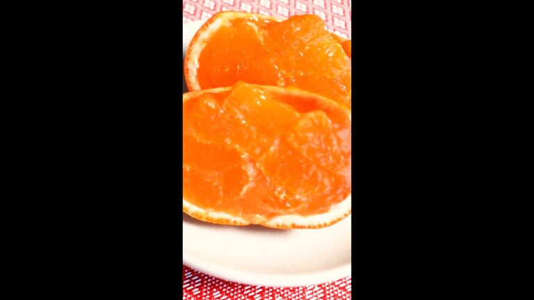 冬に食べたい!丸ごとみかんゼリーの作り方　I want to eat it in winter! How to make whole mandarin orange jelly