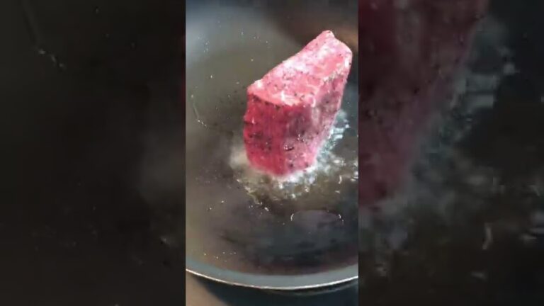 超簡単『牛肉のたたき』焼いて切るだけ！豪華な一品を食卓に  #shorts #簡単レシピ