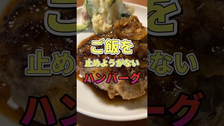 【白米無限説？】最強ハンバーグ #shorts