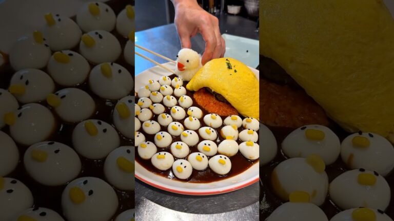 大量ヒヨコの絶品オムライス🐣#japanesefood