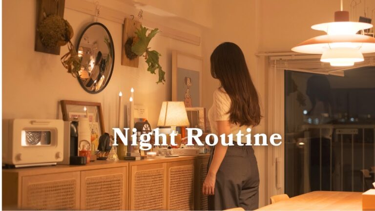 【ナイトルーティン】心地よい夜のルーティン｜Living in Japan vlog