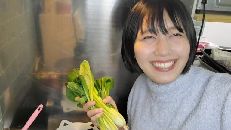 【部屋着】春菊の白和え&カブと鶏肉の豆乳スープを作るよ🍳💓