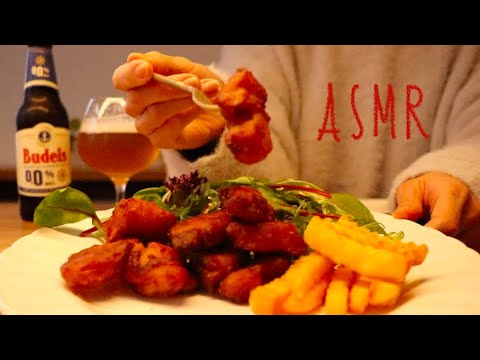 【咀嚼音/ASMR-音質改善-】キベリングとフライドポテトを食べる音 Kibbeling & French fries Eating Sounds