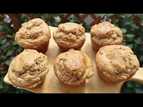 【オートミール】超簡単バナナマフィン｜砂糖・卵・乳製品不使用｜ビーガンレシピ