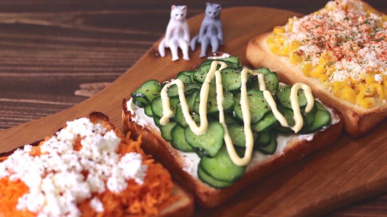 シンプルで美味しい野菜トースト3選