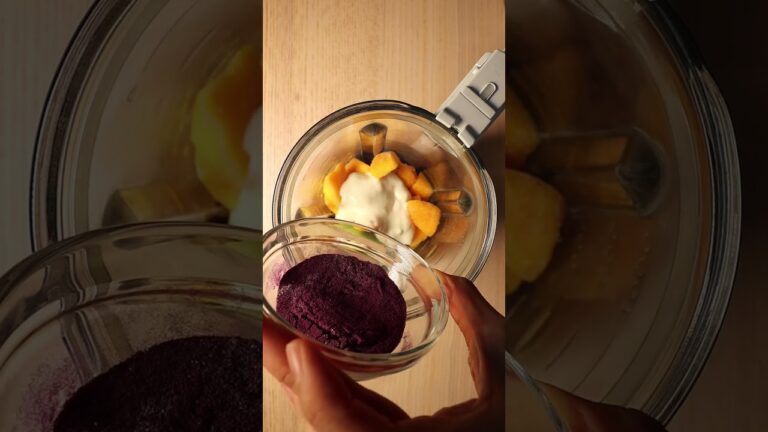 チアシード入り アサイースムージー