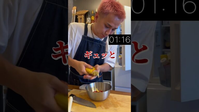 怖い先輩に3分クッキングチャレンジさせてみた。in マグロ #こめお #どんぶり #かんたんレシピ #ブレイキングダウン #shorts