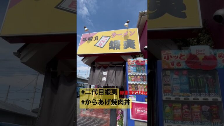 総重量1.5kg!! 二代目蝦夷のからあげ焼肉丼