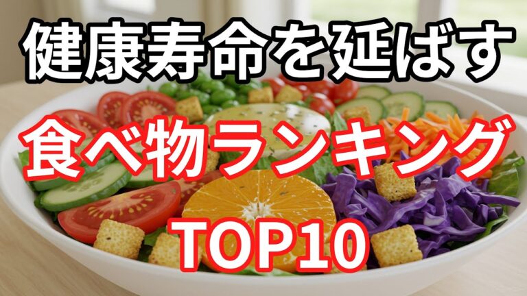【健康食】健康寿命を伸ばす食材ランキングTOP10