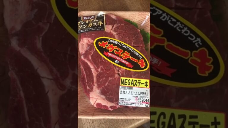 【痛風予防】ロピアで1kgの塊肉を購入し、ニンニクまみれステーキを焼いてみた【チートデイ】