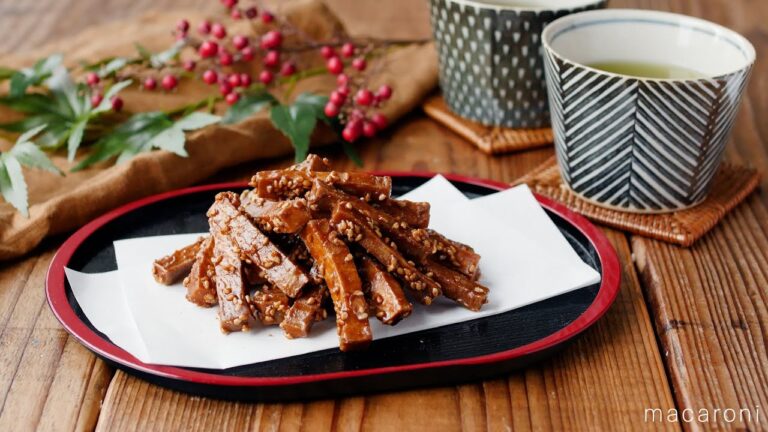 ヘルシーおやつ。高野豆腐のかりんとう