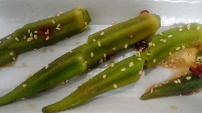 漬け込んだだけでこんなに旨い「オクラニンニクポン酢漬」