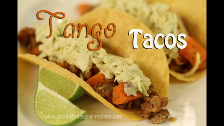 Sausage Sweet Potato Tacos With Avocado Slaw by Rockin Robin