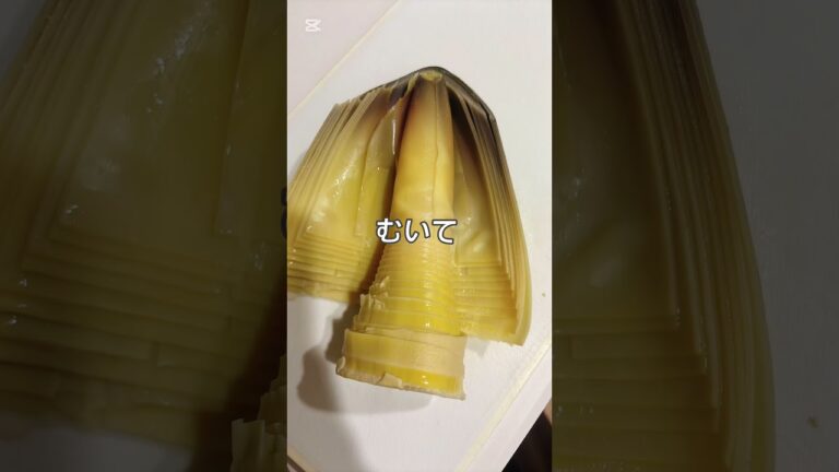 【生たけのこから作るタケノコご飯】