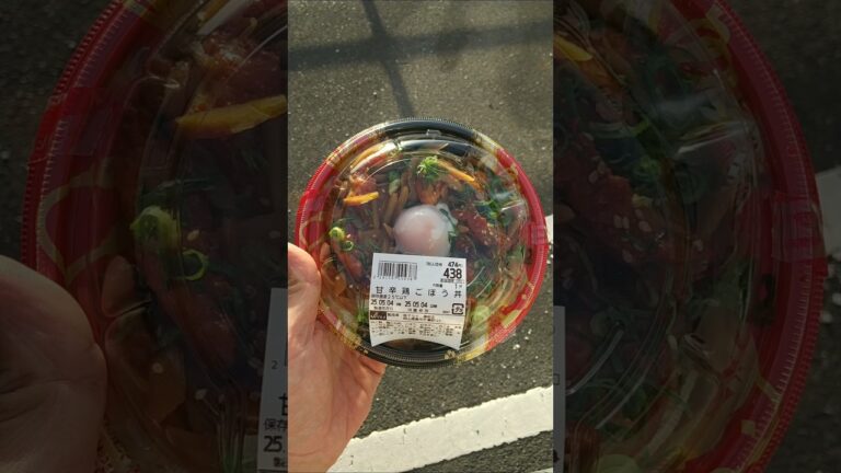 甘辛鶏ごぼう丼【マルイ】が美味い！