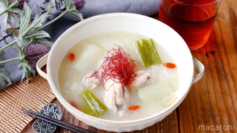 【手羽元で作るサムゲタン】手羽元でお手軽に♪じっくりと煮込んで旨味たっぷり！