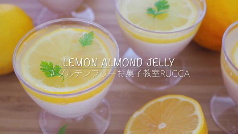 レモン杏仁豆腐short ver