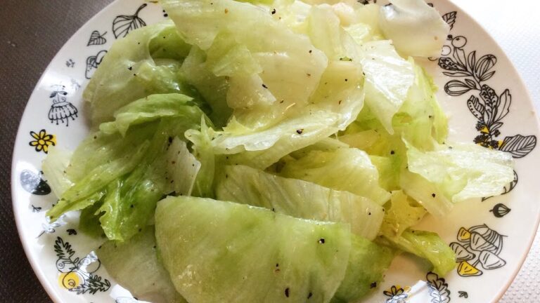 レタスのレモンサラダ