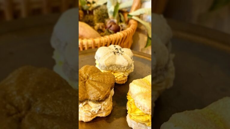 マカロン好きさんもそうでない方も…♡トゥンカロンみたいに大きなマカロンは見た目のインパクトも大！和菓子を思わせるような、餡子や渋皮栗が入った和テイストな自然派マカロン。#マカロン #スイーツ #無添加