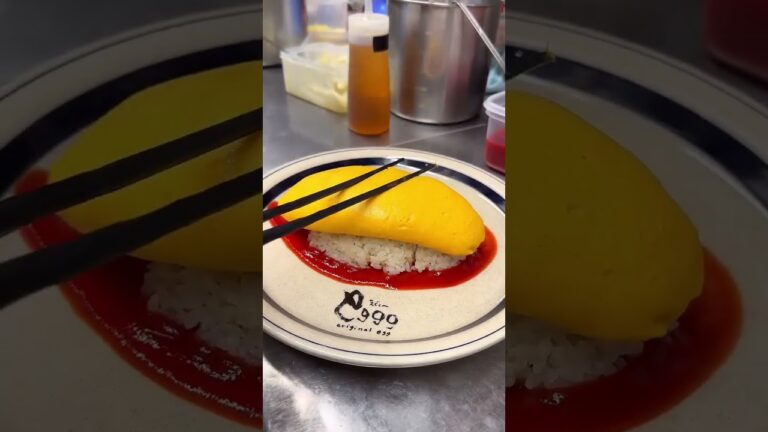 バーナーで炙るチーズオムライス！半熟トロトロな食感と濃厚チーズの合わせ技が最高すぎた🍳🍛【eggg cafe：国分寺】