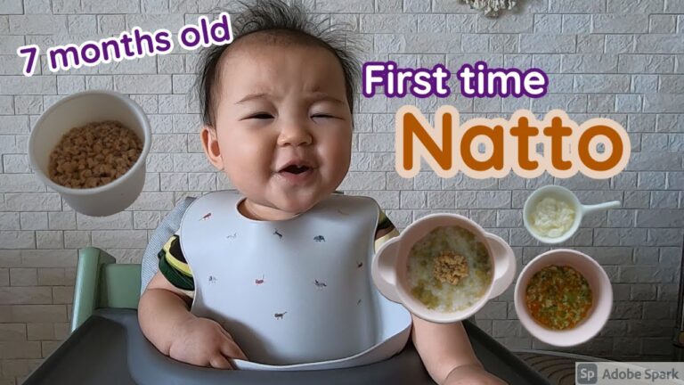 [Japanese Baby Food] First time "Natto"