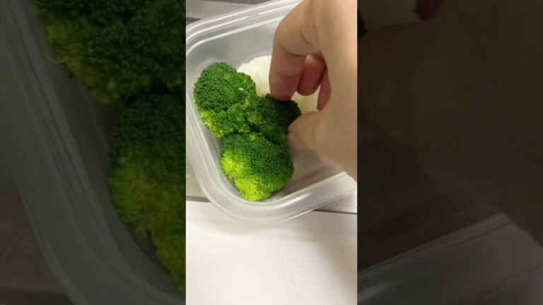 ズボラ社会人が朝から作れる弁当の限界「ブロッコリー」Broccoli bento  #shorts