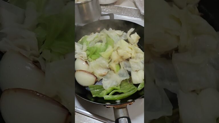 野菜蒸し#鉄フライパン