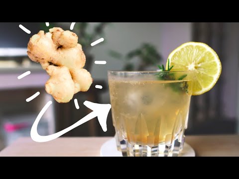 自家製ジンジャーエールの作り方　【優しい寮生が教えてくれた】Ginger syrup