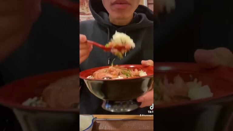 マグロのたたき丼、豚汁、すき家#shorts