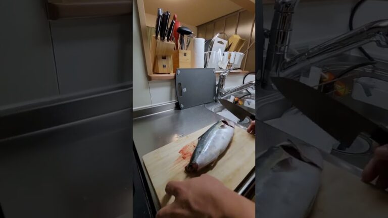 4日間熟成した魚を捌いてみた！