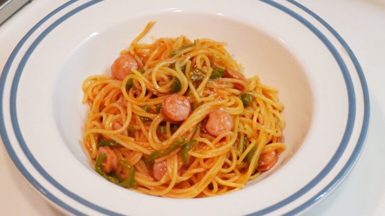 【レンジでナポリタン】火を使わない＆洗い物もすくない！忙しい人は是非作ってみてください！