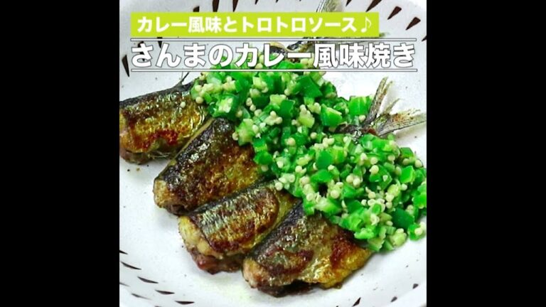 さんまのカレー風味焼き（音なし）