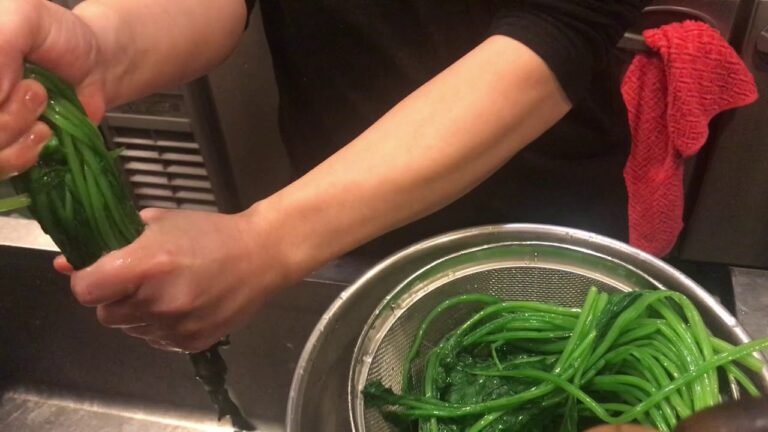 ほうれん草のおひたしの作り方