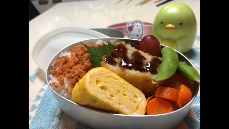 【弁当】市販のエビカツで作る簡単彩り弁当～食べやすさ満点bento