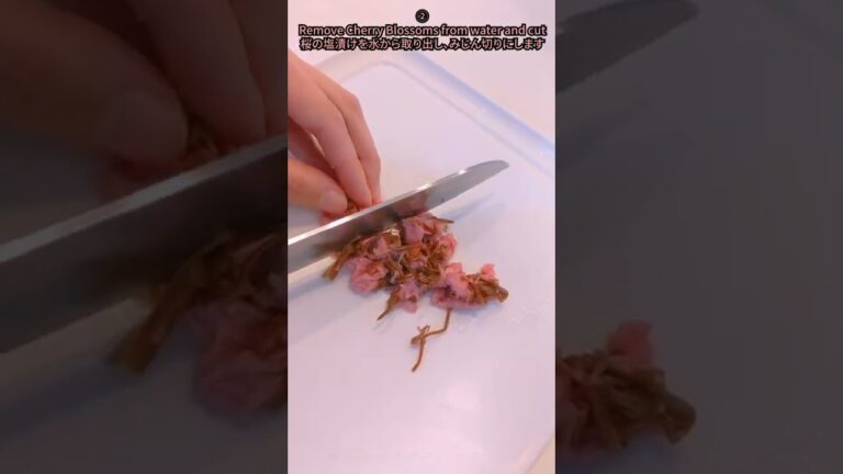 Recipe 2 How to Make Sakura Rice 桜ご飯の作り方・・・花見 におにぎりにしてもいいです！ tiktokグルメ 桜 オススメのりたい