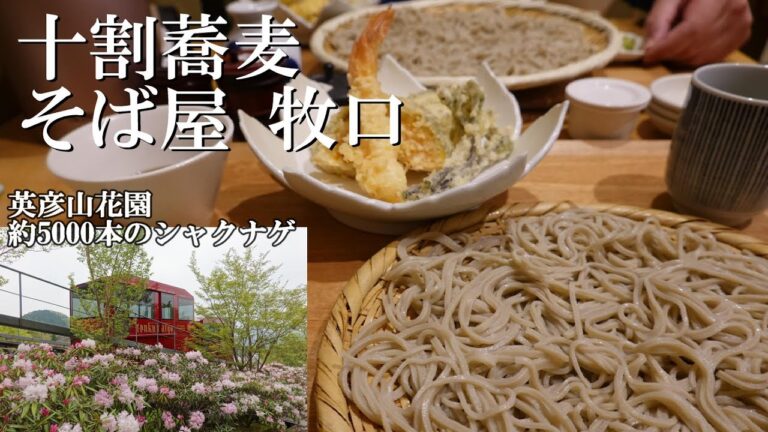 そば屋 牧口 「十割蕎麦」「英彦山花園」 soba buckwheat noodles restaurant・Tempura