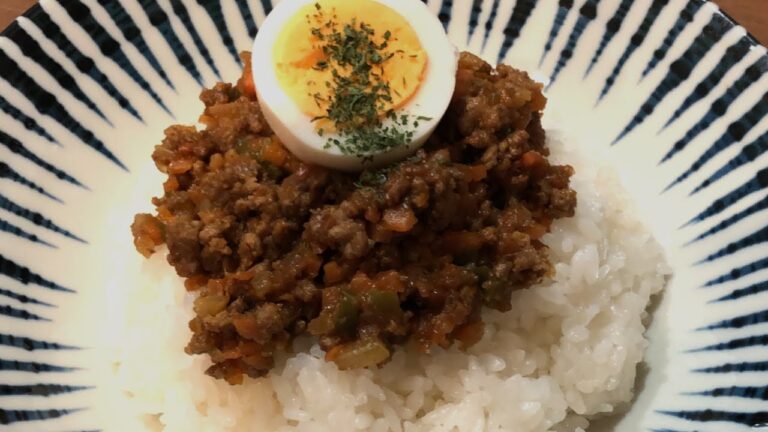 【料理動画】野菜たっぷり！ドライカレー