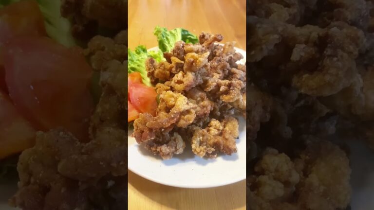 豚こま肉の唐揚げ｜fried pork　#shorts