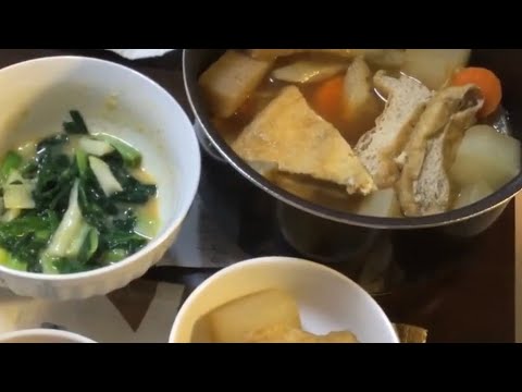 超簡単美味い安い。煮しめ作り。醤油酒みりん砂糖調味料は基本的に同量ですね。