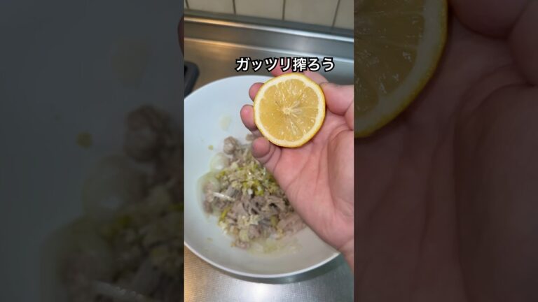 【レンジで簡単】ネギ塩玉ねぎ豚丼