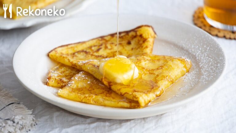 卵ひとつでOK◎生地が美味しい基本のクレープ