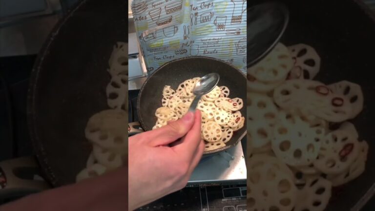 ごみ収集員のズボラおかず（れんこんのきんぴら）、Japanese lotus root kinpira