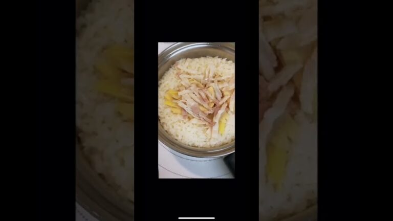 『洋風たけのこご飯レシピ』