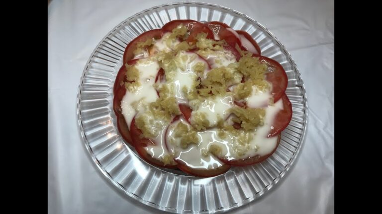 《今日のおつまみ》ガリトマ(ガリとトマトのサラダ)意外に合う！？