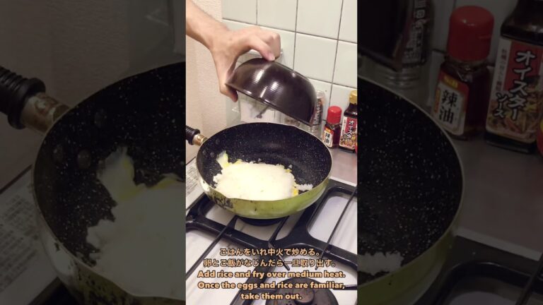 今日の晩御飯はこれにしてください！パラパラコーンバターチャーハン！【炒飯】#Shorts
