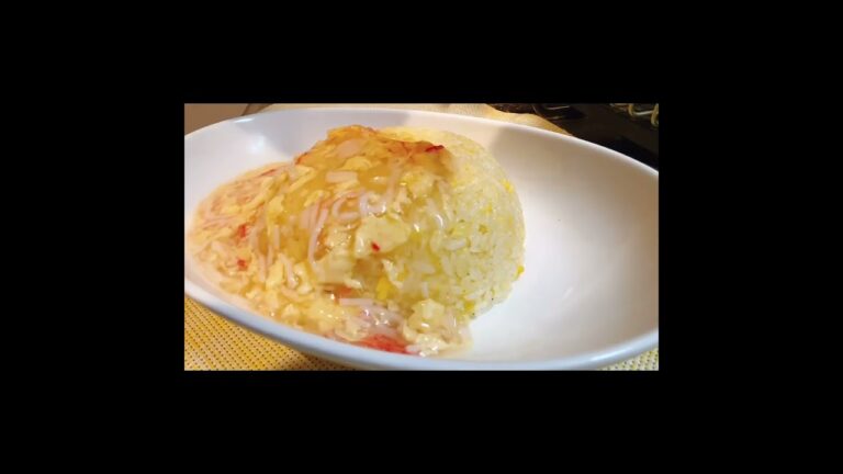 『カニ餡掛けチャーハン』をそれっぽく作ってみた