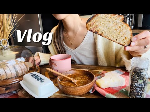 【子育て主婦Vlog】オーガニックで作るライ麦パン&グラノーラ🌾インスタはじめました。最近買ったもの紹介♡