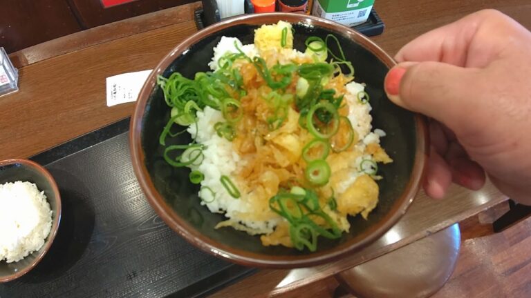 【丸亀製麺】１杯140円で天丼とダシ茶漬けを作る