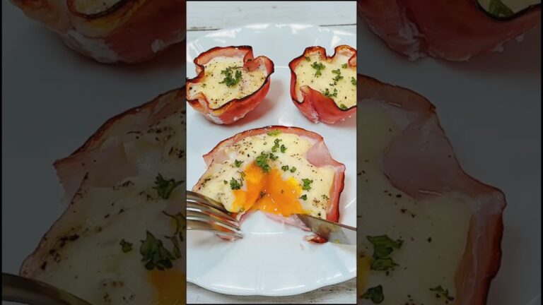 【100均のおかずカップで作るハムエッグ】準備10秒でMission Impossible‼️ #recipe #cooking #hiromarucooktv